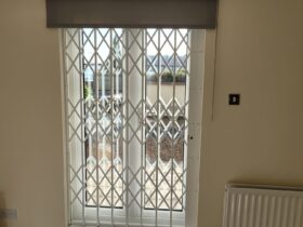 French Door Security Grille