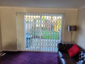 Patio Door Security Grille